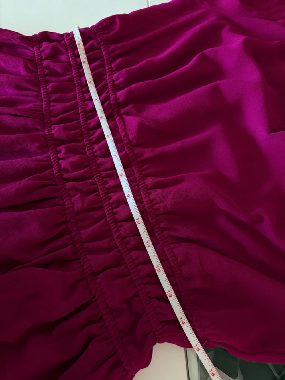 NWT- Vince Camuto Long-Sleeve Smocked Waist Dress - Picture 9 of 10